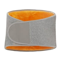 Raindrops Men Women Winter Thicken Thermal Plush Waist Warmer Lumbar Support Belt Cozy Warm Abdominal Protector Stomach Body Wrap Band Back Brace Kidney Binder Size L