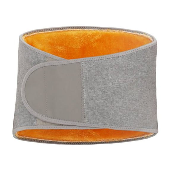 Raindrops Men Women Winter Thicken Thermal Plush Waist Warmer Lumbar Support Belt Cozy Warm Abdominal Protector Stomach Body Wrap Band Back Brace Kidney Binder Size L