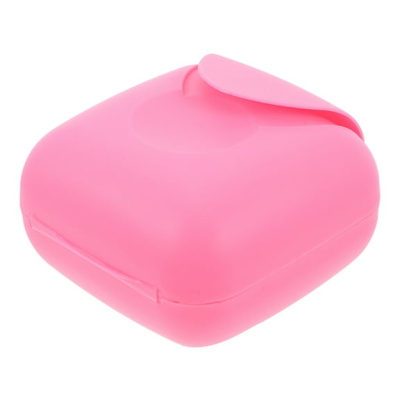 Raindrops Menstrual Cup Storage Box Bins with Lids Cups Feminine Care Travel Pink