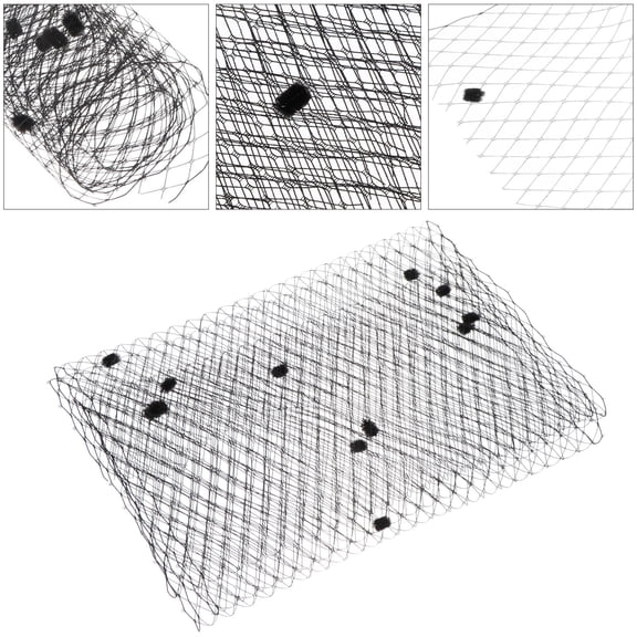 Raindrops Pattern Creative Fabric Roll for Dressmaking Crafting Material Ideal for Sewing and Artisan Projects
