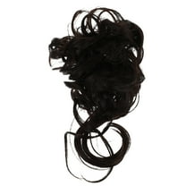 Raindrops Messy Bun Hair Piece Ponytail Hairpiece Updo Bun Extensions Brown Black