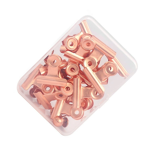 Raindrops Metal Binder Clips Mini Paper The Organizing Office Gold