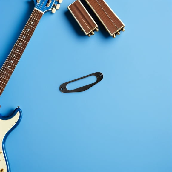 Raindrops Metal Guitar Pickup Rings with Humbucker Compatibility Black 1Pack