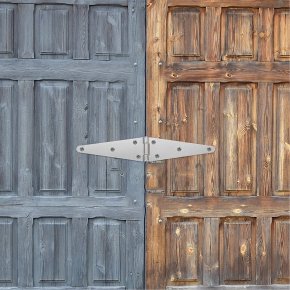 Raindrops Heavy Duty Galvanized Iron Door Hinge for Garden Gates Rust Resistant Outdoor Use