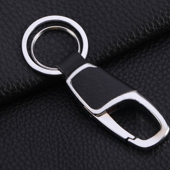 Raindrops Metal Keychains Key Ring Chain for Keys with Dual-ring Design in Bright 1Pack
