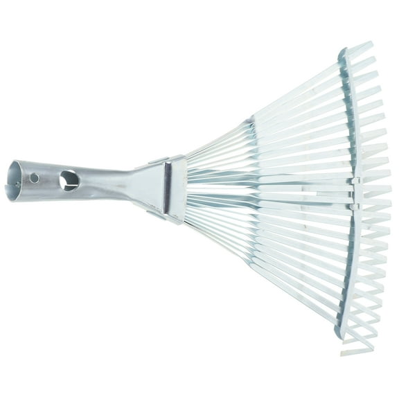 Raindrops Metal Rake For Leaves: 22 Metal Tines Rakes For Lawn Leaf Lawn Leveling Rake Yard Tools For Up Leaves, Grass Clippings, Garbage Ergonomics Adjustable Handle