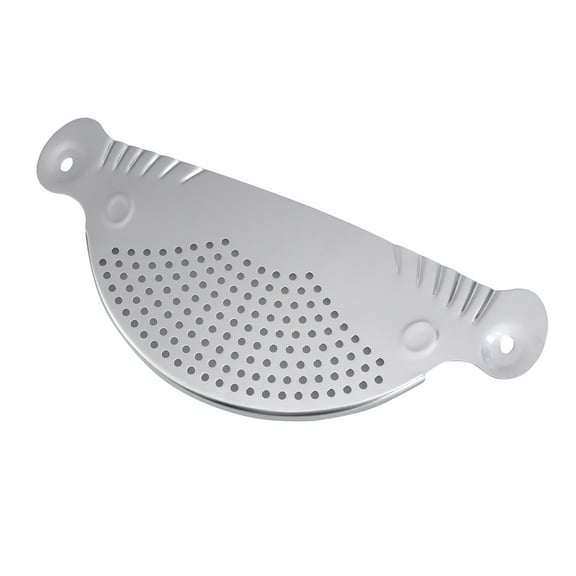 Raindrops Pot Drainer Stainless Steel Strainer with Dual Handles for Efficient Draining and Easy Cleaning