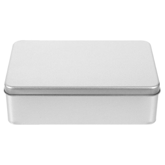 Raindrops Metal Tin Box Empty Rectangular Cookie Tin With Lid Tea Storage Box For Treats Candle Favors Jewelry Crafts Trinket Biscuit Cards Home Storage Supplies