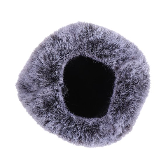 Raindrops Artificial Fur Microphone Muff Cover 1Pack For Outdoor Use And Clear Recording