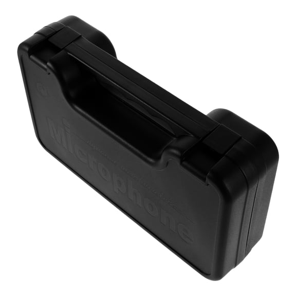 Raindrops Microphone Storage Box .30X13.50X6.00CM Black