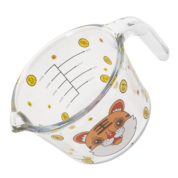 Raindrops Milk Coffee Measuring Cup Household Graduated Cups Mixing Color Baby Transparent