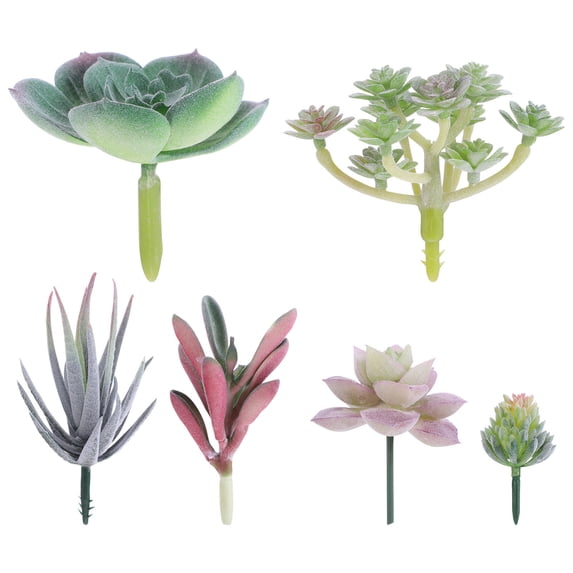 Raindrops Mini Fake Succulents Artificial Plants Simulated Assorted Color