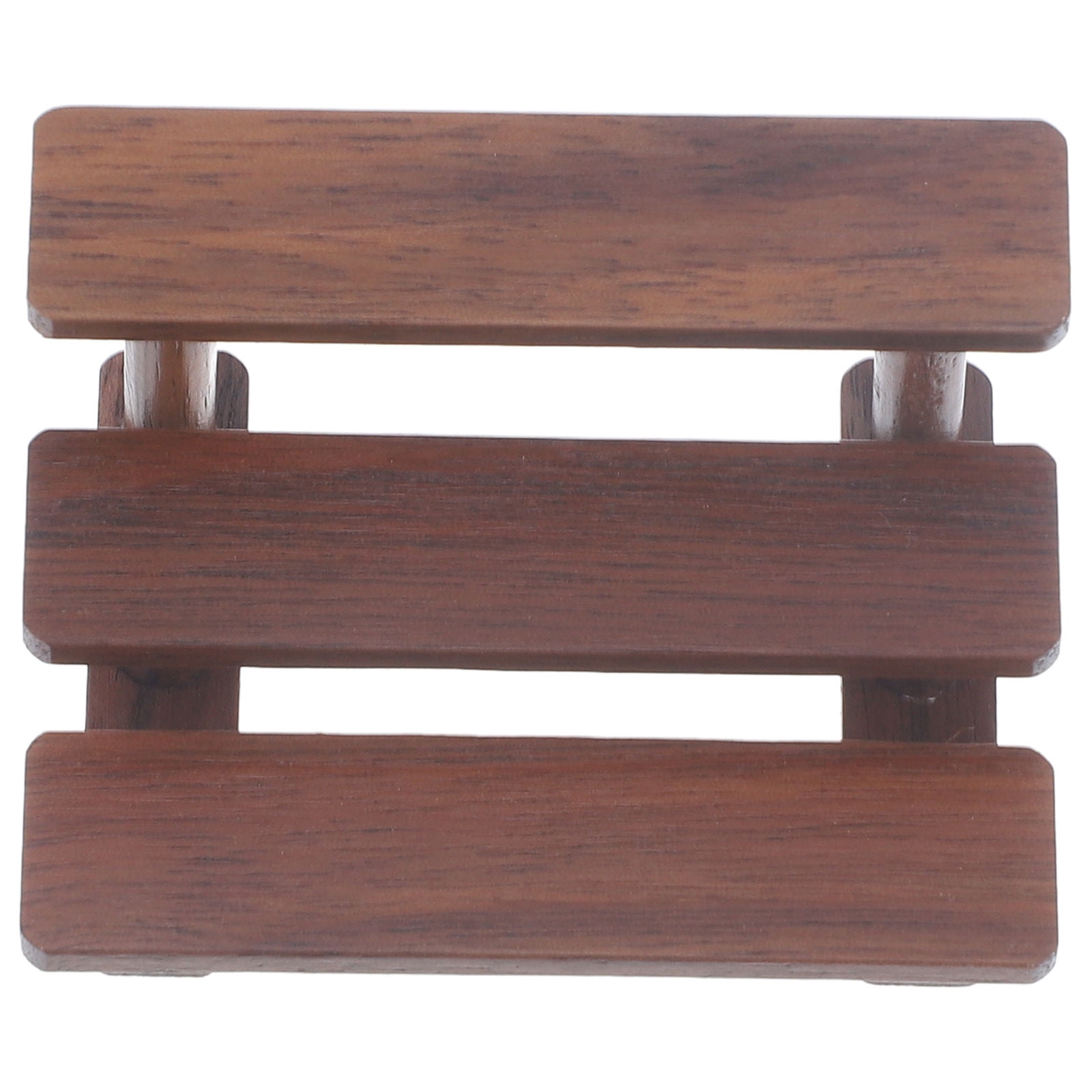 Raindrops cate Coffee Wood Dollhouse Storage Stand for Necklace Decor ...