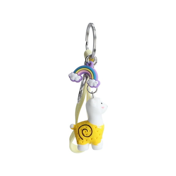 Raindrops  Mini Keychain for Kids Animal Keychains Lovers Child Yellow