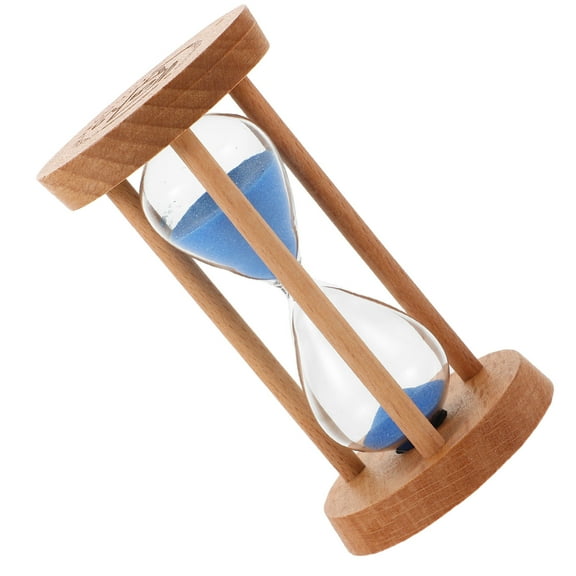 Raindrops 5-Minute Mini Wood Sand Timer Clock for Home, Kitchen, Restaurant, Office, and Study Timer Tool