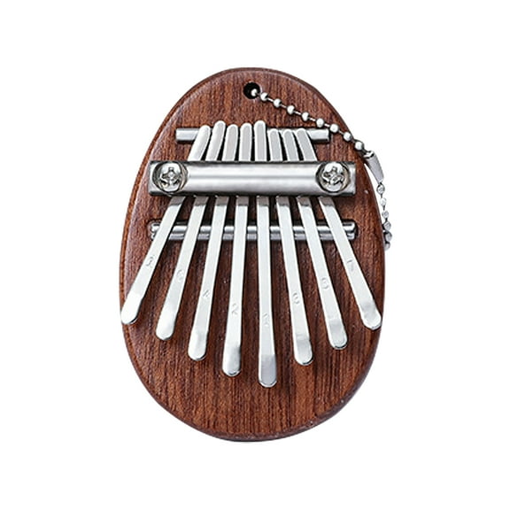 Raindrops 8-Tone Kalimba Thumb Piano for Beginners, Assorted Colors, Plastic Musical Instrument Perfect for Music