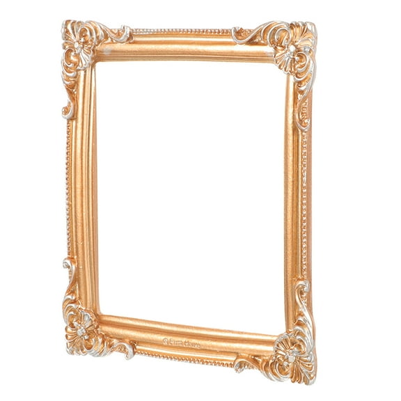 Raindrops Vintage Resin Photo Frame Decorative Ornate Frame for Elegant Display on Desk or Wall