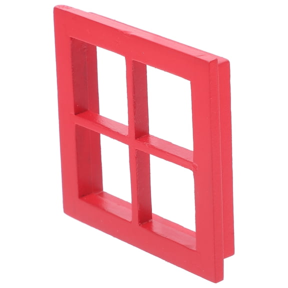Raindrops Tiny Window Frame Decor Dollhouse Miniature Window Wood 1Pack