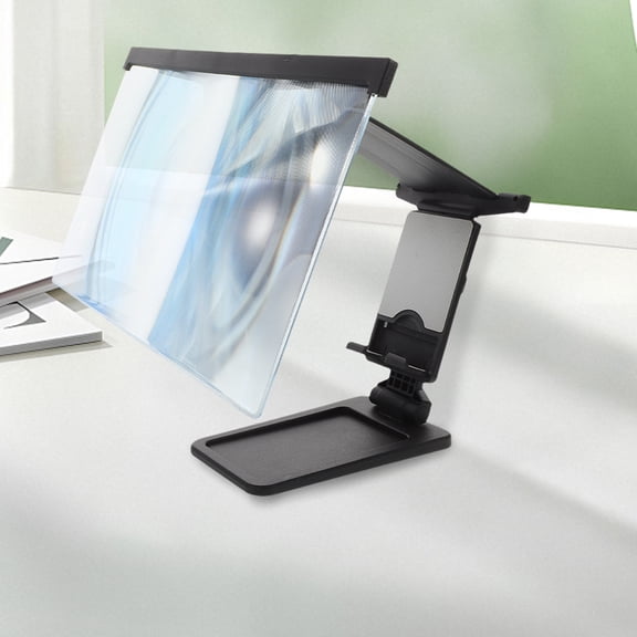 Raindrops Portable Phone Screen Magnifier with Detachable Stand for Enhanced Viewing