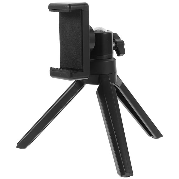 Raindrops Mobile Phone Tripod Stand For Filming Adjustable Travel Black