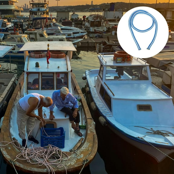 Raindrops Nylon Mooring Lines for Boats, High-Strength Docking Rope with Strong Load Bearing, 1 Set