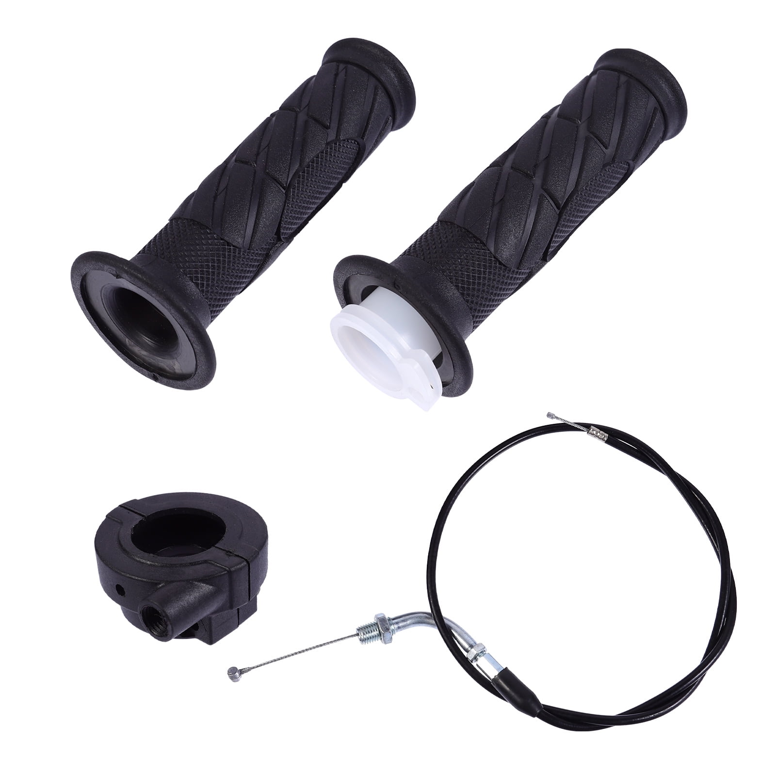 Raindrops Motorcycle Brake Lock Throttle Handle Motorbike Throttle Control 13.5X5cm Black