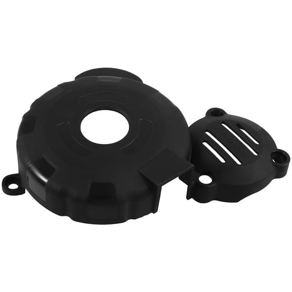 Raindrops Motorcycle Engine Cover 1Pack Black Plastic Durability for Off-road Use 11.4x6.1x1.4in