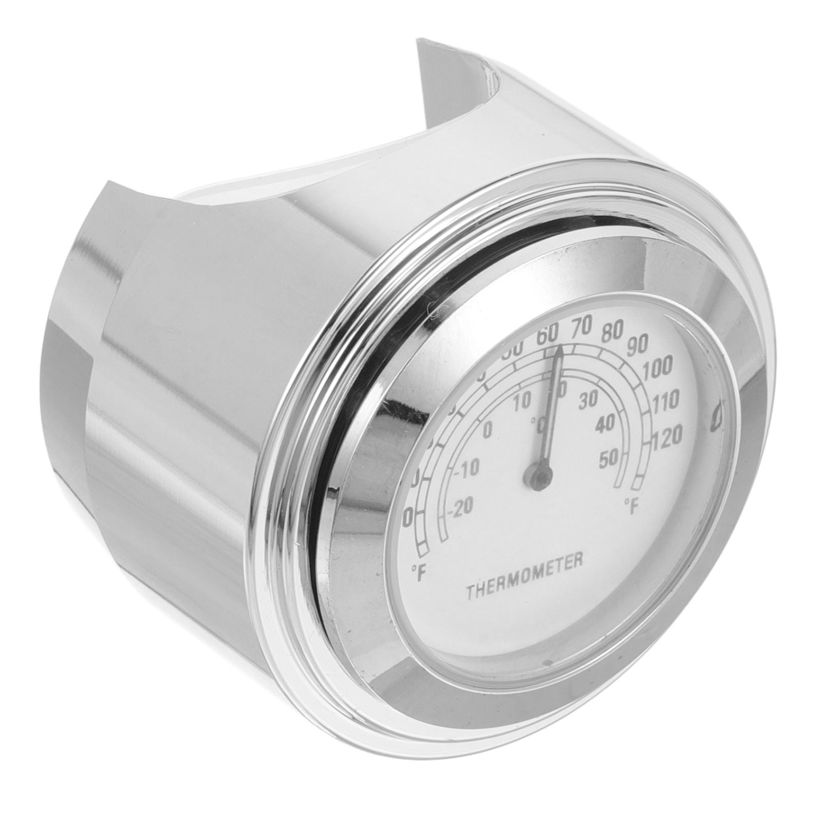 Raindrops Universal Motorcycle Thermometer Gauge for 22-25mm Handlebars Multi Color Waterproof and Durable