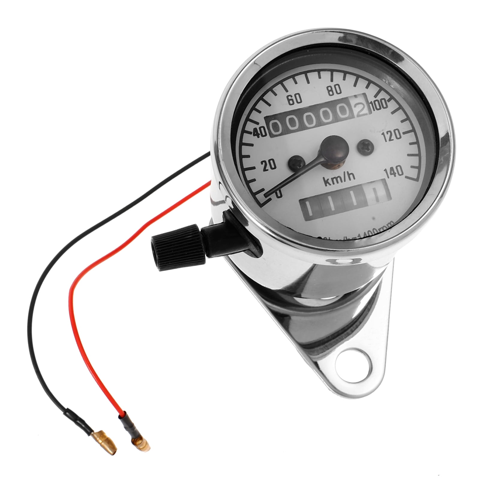 Raindrops Motorcycle Modified Speedometer with Iron Plating Silver ...