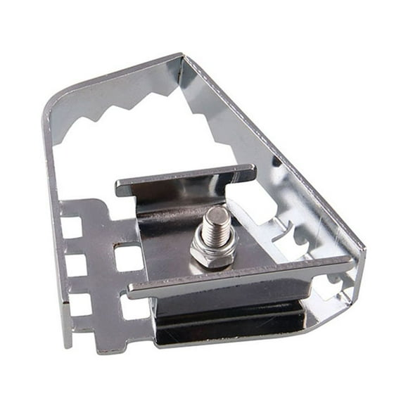 Raindrops Motorcycle Rear Foot Brake Pedal Brake Peg Pad Extender Brake Extension (Silver)