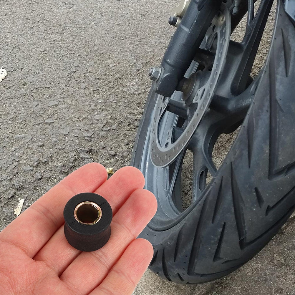 Raindrops Motorcycle Shock Absorber Rubber Rings for Enhanced Comfort Black Longlasting Performance Includes