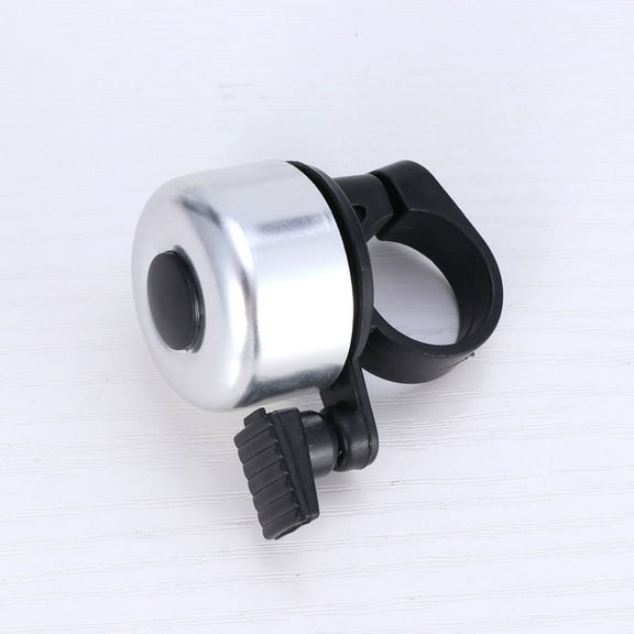 FOMIYES White Compact Bike Bell with Easy Mount, for Mountain, Road, and Standard