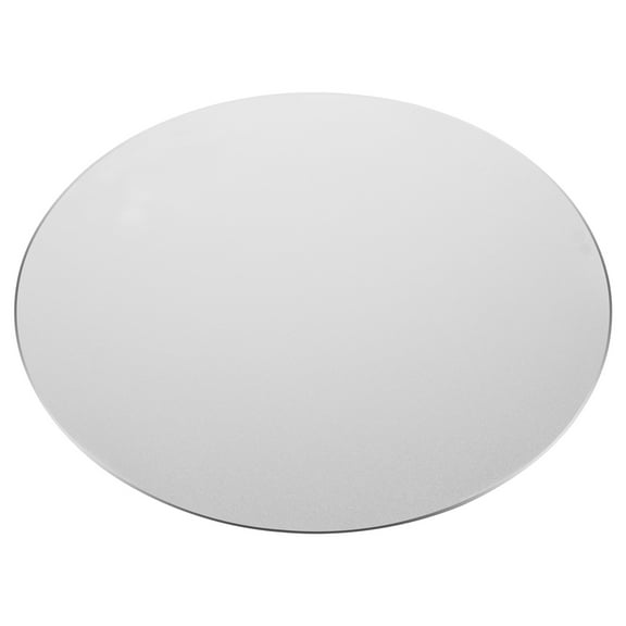 Raindrops Round Hard Mousepad Silver Aluminum Mouse Pad 1Set