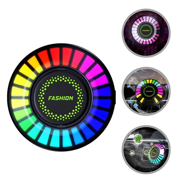 Raindrops Multi Color Car Fragrance Diffuser with LED Lights for Decoration ABS Material Automotive Vent Clip