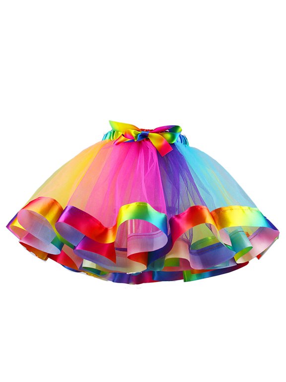 Layered Tulle Skirt for Girls Nylon Performance Style Cosplay for Women Masquerade Size L