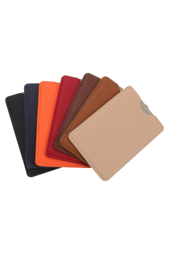 Multi Color PU Credit Card Sleeves for Wallet with Privacy Protection and AntiMagnetic Material 7pcs