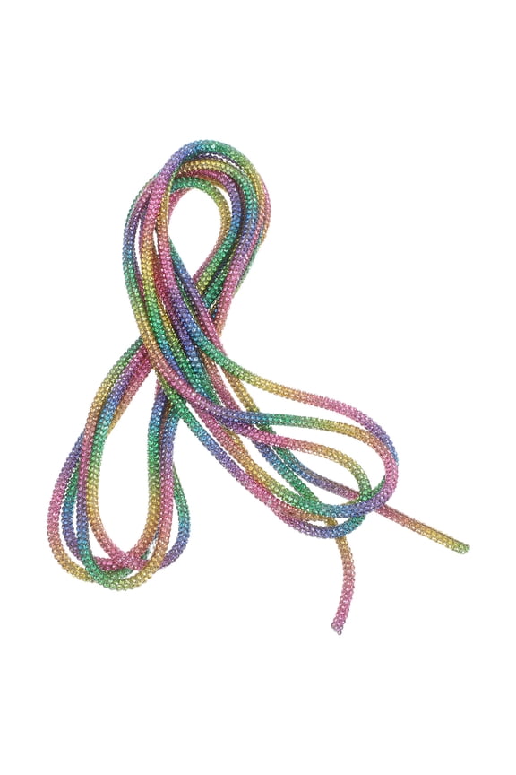 Multicolor Rhinestone Shoe Laces and Hoodie Drawstring Replacement Cord for Decoration and DIY Accessories