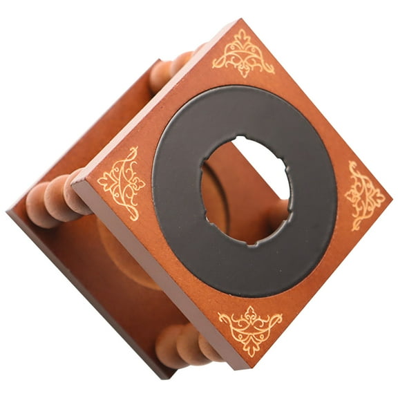 Raindrops Multi Color Wax Seal Warmer for Melting with Wood and Metal Design Small Wax Melting Pot