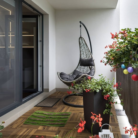 Raindrops Turtle Basking Ramp Artificial Grass Decor Indoor Outdoor Reptile Carpet