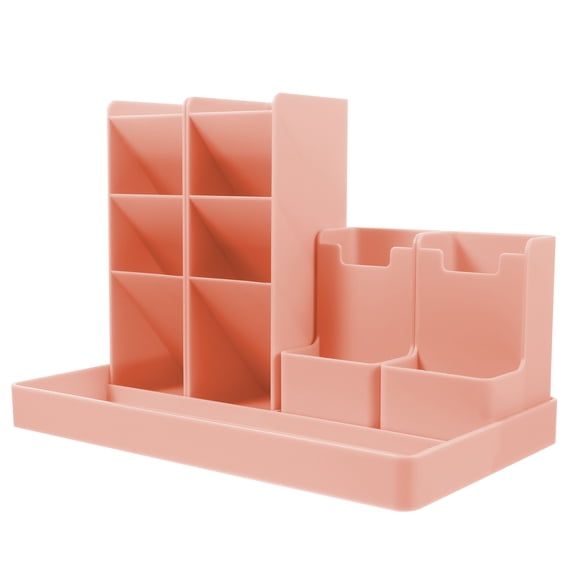 Raindrops Multi Functional Pen Holder 1Pack Pink Abs Plastic 9.63x6.88x5.50in