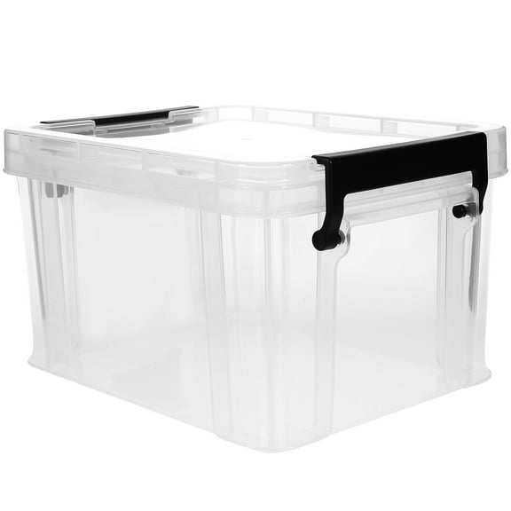 Raindrops Multi Functional Storage Box 1Pcs Transparent Plastic For General Users