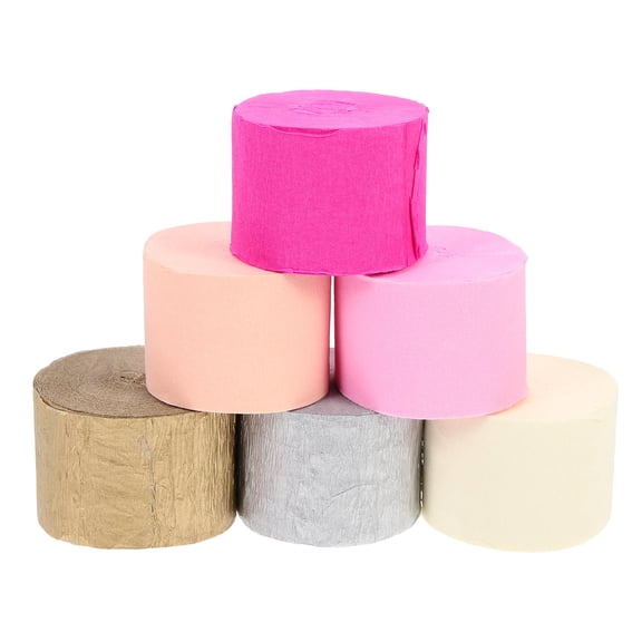Raindrops Multi-Color Crepe Paper Streamers for Party Decorations, Birthday, Wedding, Festival & Event Supplies Ribbon