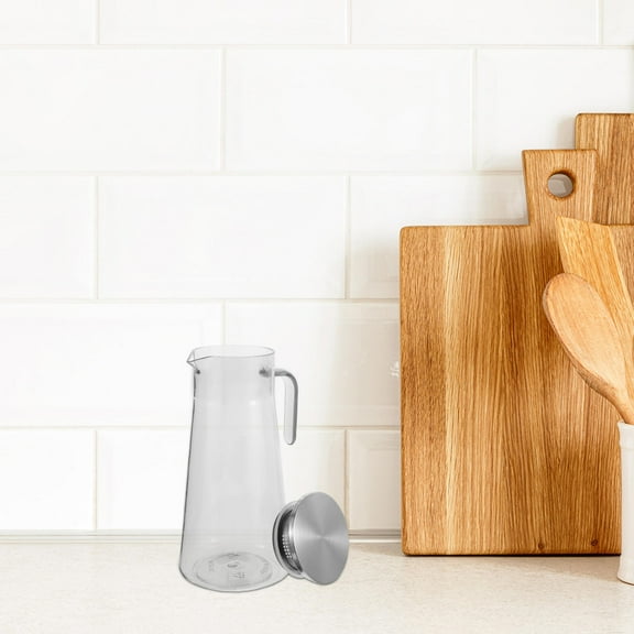 Raindrops Multi-Use Acrylic Water Pitcher 1.5l Cold Drinks Container Dispenser For Restaurants And Home Lightweight Empty Carafe With Lid And Handle