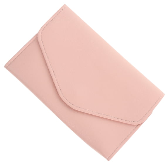 Raindrops Multi-functional Passport Holder Handy Holder Portable Pouch Air Tickets Passport Travel Organizer Wallet for Women (Pink)