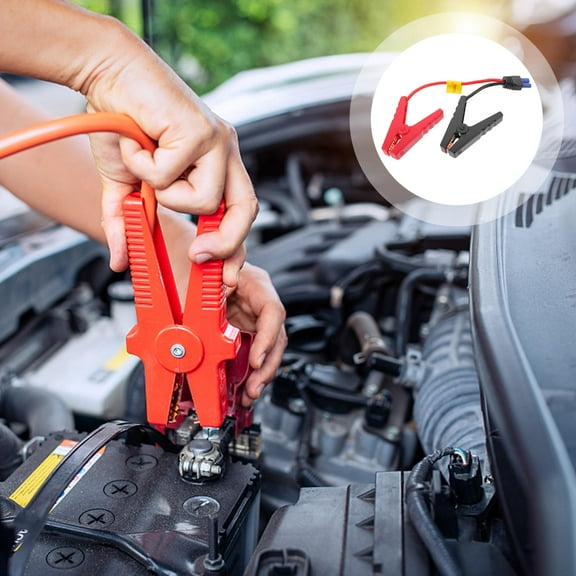 Raindrops Battery Jumper Cables with Alligator Clamps for Car Emergency Use