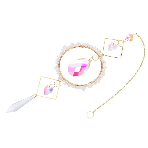 Raindrops  Multicolor Crystal Pendant Sturdy Hanging Ornament Sun Catcher Baby