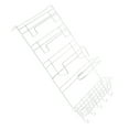 thumbnail image 1 of Raindrops Multifuncational Refrigerator Storage Rack Punch Free Storage Rack Refrigerator Side Wall Storage Shelf (with 3 Sticky Hooks), 1 of 8