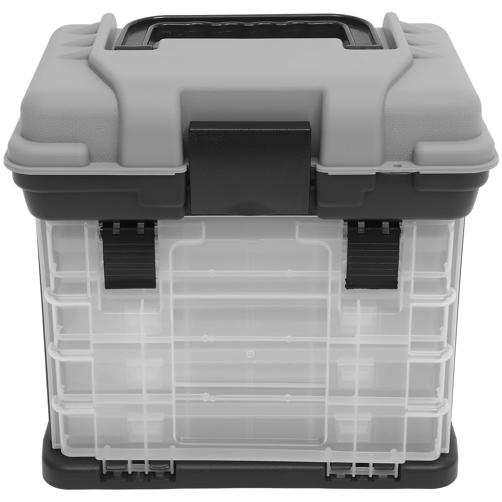 Raindrops Multifunctional 4 Drawer Tackle Box Fishing Baits Lures Tool Shock-resistant Storage (Small)