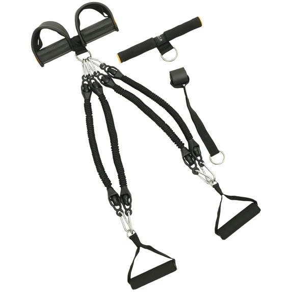Raindrops Multifunctional Fitness Equipment Indoor Tension Rope Elastic Pedal Puller 1Pcs For Gym Training