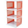 thumbnail image 1 of Raindrops Multilayer Shoe Rack for Home Use Stable and Plastic Storage Rack Assorted Color 4Tier, 1 of 8